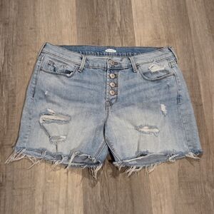 Denim Distressed Women's Shorts